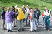 Wanderung auf den Hohen Kasten im schweizer Rheintal. sind wir auf dem richtigen Weg ?